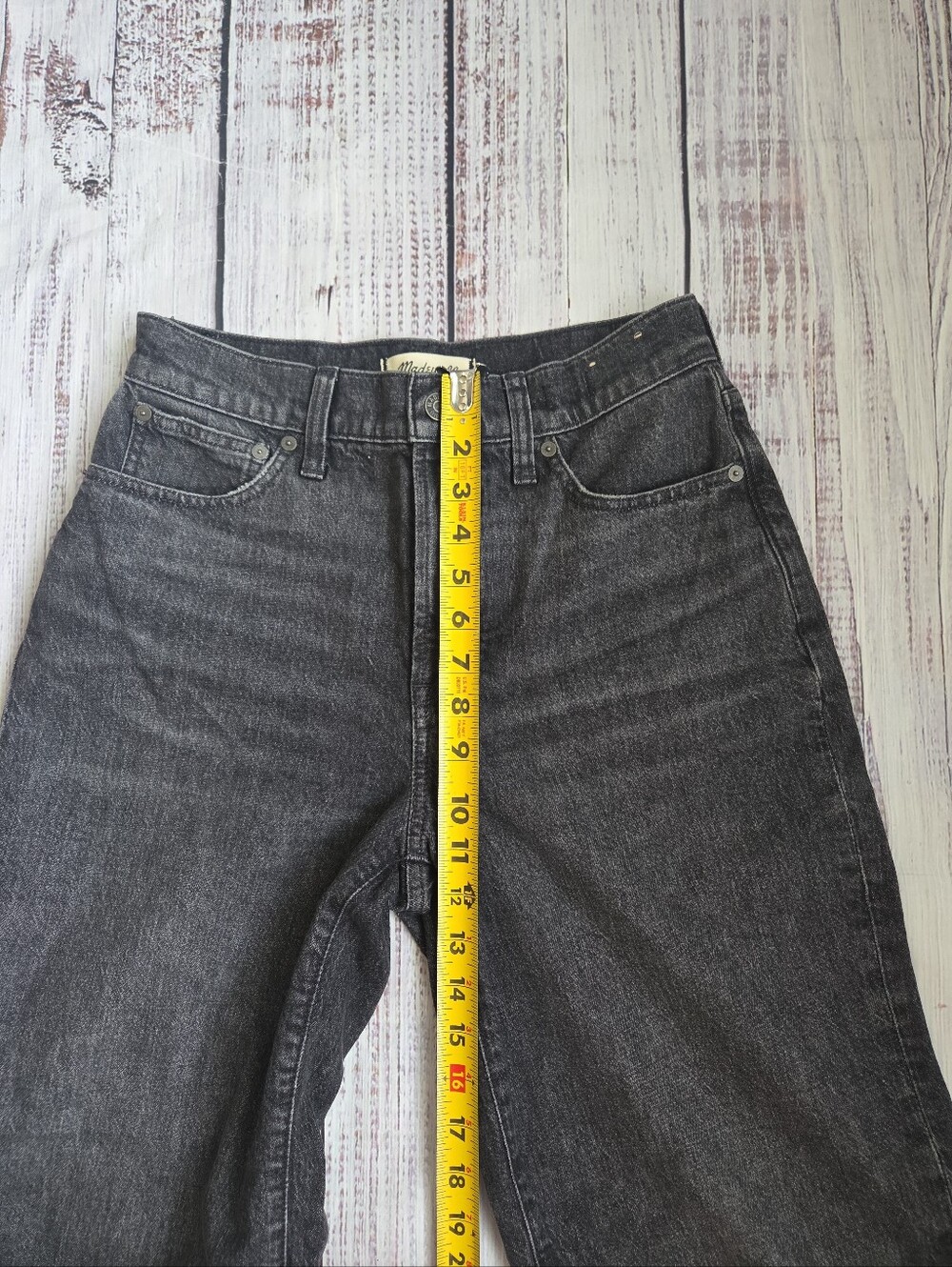 Madewell The Perfect Vintage Wide Leg Crop Jeans Robles Wash 27 NEW NWT NR473 - Picture 4 of 8